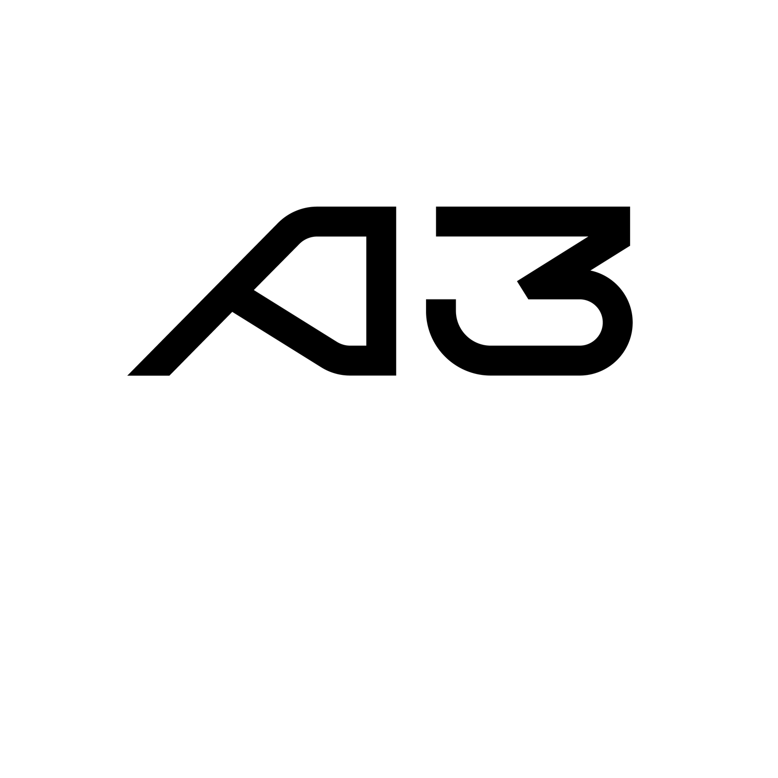 Logo A3ON Central Preto